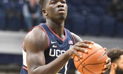 UConn Adama Sanogo first college player since Blake Griffin to average 25 points, 10 rebounds in NCAA Tournament