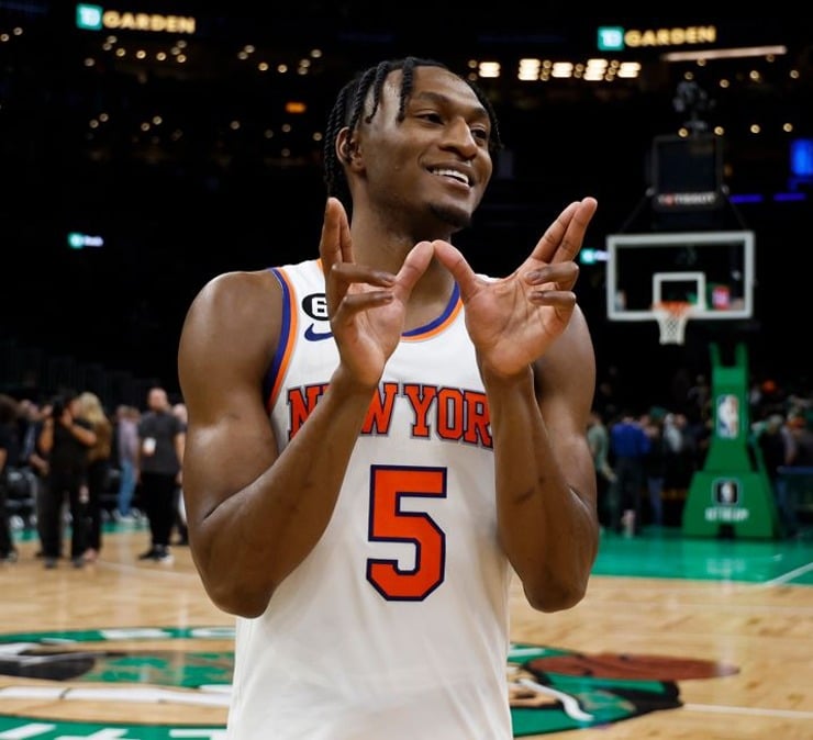 Knicks Immanuel Quickley second player since 2014 to play 55+ minutes in double-overtime game