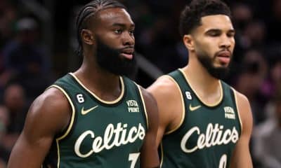 Boston’s Jayson Tatum and Jaylen Brown are the first teammates to have 10, 30-point games in a season as a duo since Kobe and Shaq in 2003