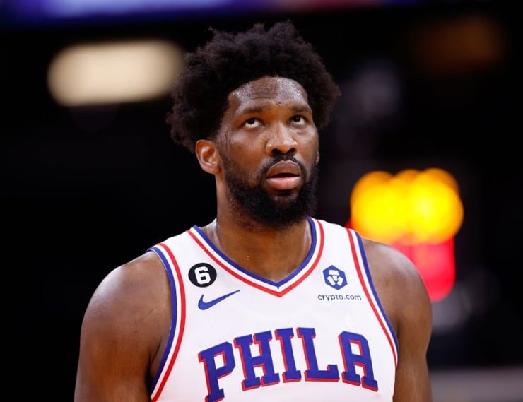 76ers Joel Embiid is averaging 33.2 PPG, most by center since NBA-ABA merger