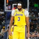 Lakers Anthony Davis (right foot) ruled out against Thunder