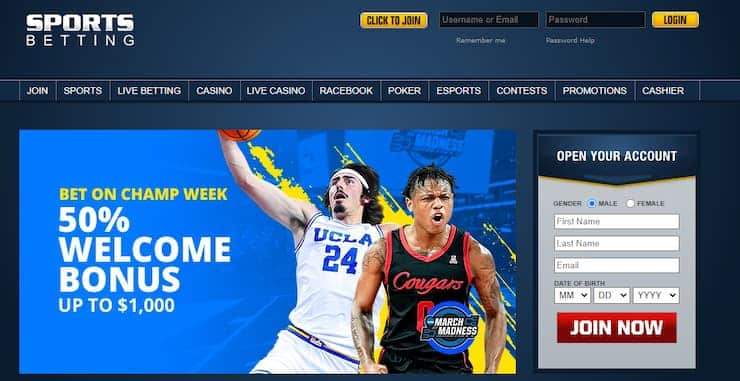 Sportsbetting.ag best site for ncaa schedule March Madness betting
