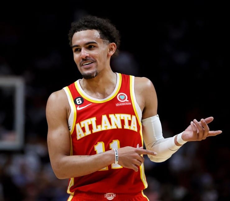 Trae Young leads NBA with 25th 20-point, 10-rebound game
