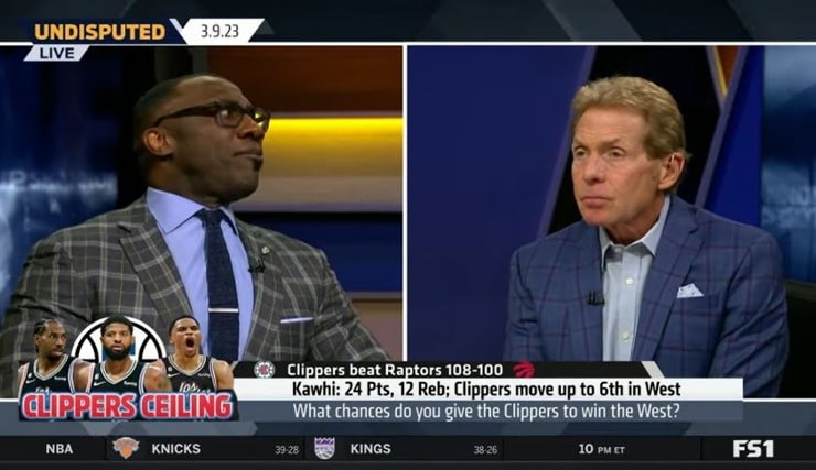 WATCH Shannon Sharpe Drops F-Bomb Live on FS1 Undisputed talking about Clippers
