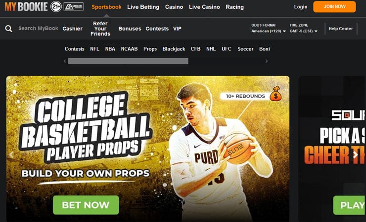 MyBookie Sportsbook - March Madness Elite Eight Gambling