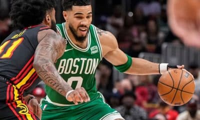 Jayson Tatum becomes fifth Boston Celtics player to score 25+ points in first three games of a postseason NBA Playoffs