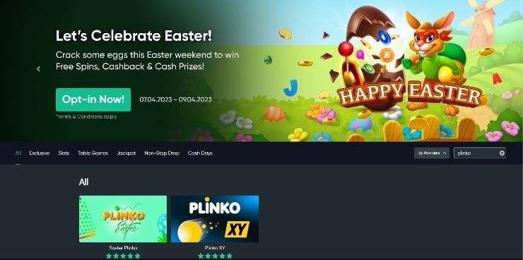 Plinko Casino Games - Bitcoin.com