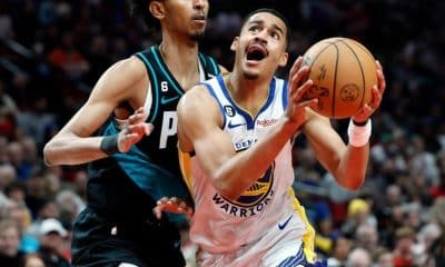 Warriors set NBA record with 55 points in first quarter against Trail Blazers