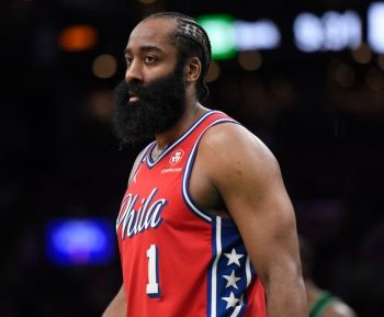 76ers James Harden ties playoff career high with 45 points against Celtics