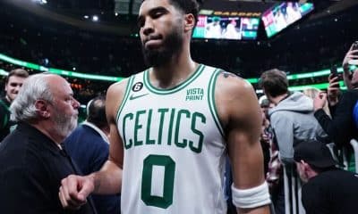 Celtics 121-87 win over 76ers was largest margin of victory in which Jayson Tatum was held to 10 points or less