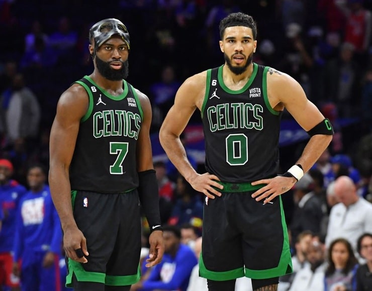 Celtics are 37-8 in regular season when Tatum, Brown combine for 60 points, now 5-4 in playoffs