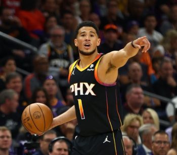 Suns Devin Booker has 293 points this postseason, most through 8 playoff games since Michael Jordan in 1990