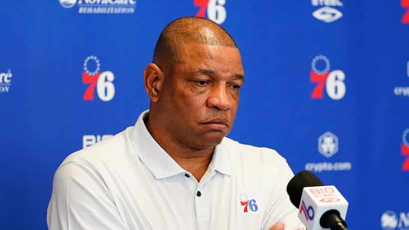 Doc Rivers sad and fired pic
