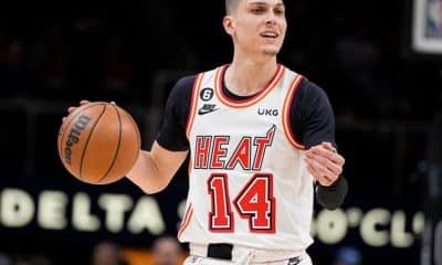 Heat guard Tyler Herro (right hand) ruled out for Game 1 vs. Nuggets