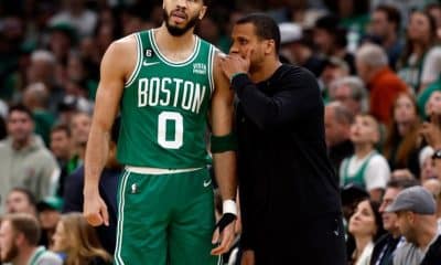 Jayson Tatum is averaging 27.1 points in elimination games, most in Celtics history
