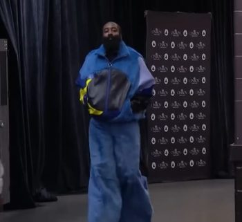 NBA Twitter mocks 76ers James Harden for comical pregame outfit prior to Game 1