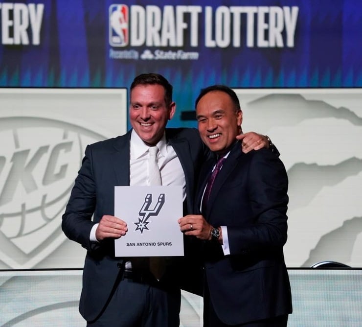 NBA teams with worst record have not selected 1st overall in draft last 5 seasons