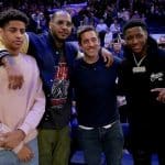 WATCH Jets Aaron Rodgers and Sauce Gardner shown on jumbotron at Knicks game