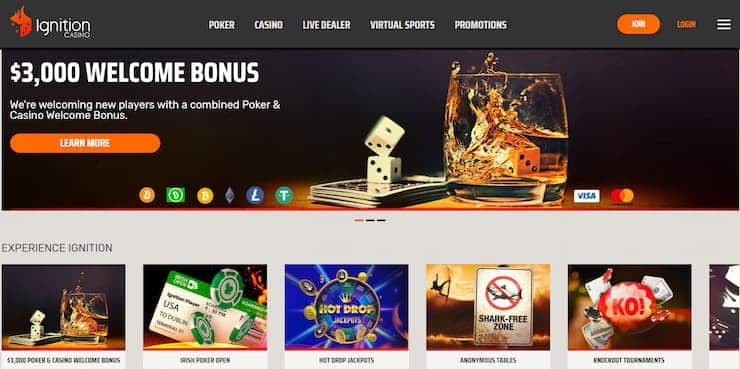 Ignition - Michigan Online Casino Bonus