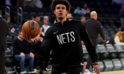 NBA insiders are reporting that the Pistons have Brooklyn’s Cameron Johnson on their radar this offseason