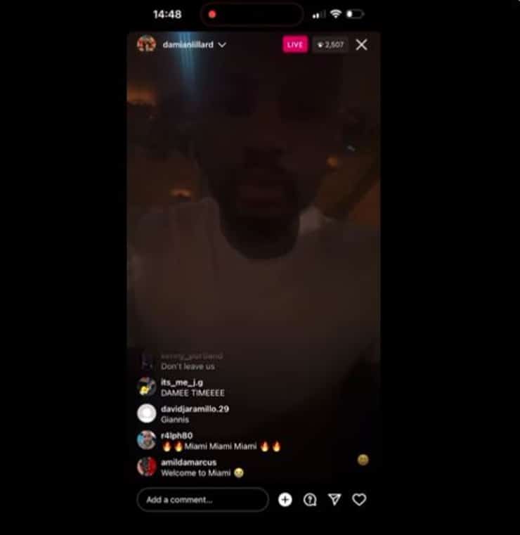 Damian Lillard’s agent clarifies ‘Miami’ tune throughout Instagram Reside