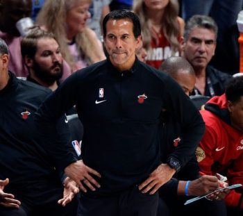 Miami Heat coach Erik Spoelstra on 3-1 deficit against Denver Nuggets in NBA Finals All were thinking about is to get this thing back to Miami