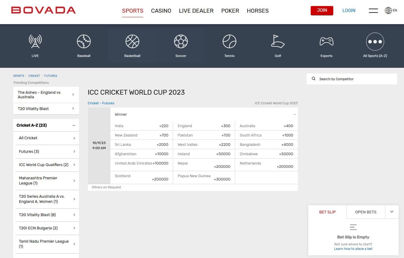 Cricket Betting Guide – Comparing the Best Cricket Betting Sites in [cur_year]