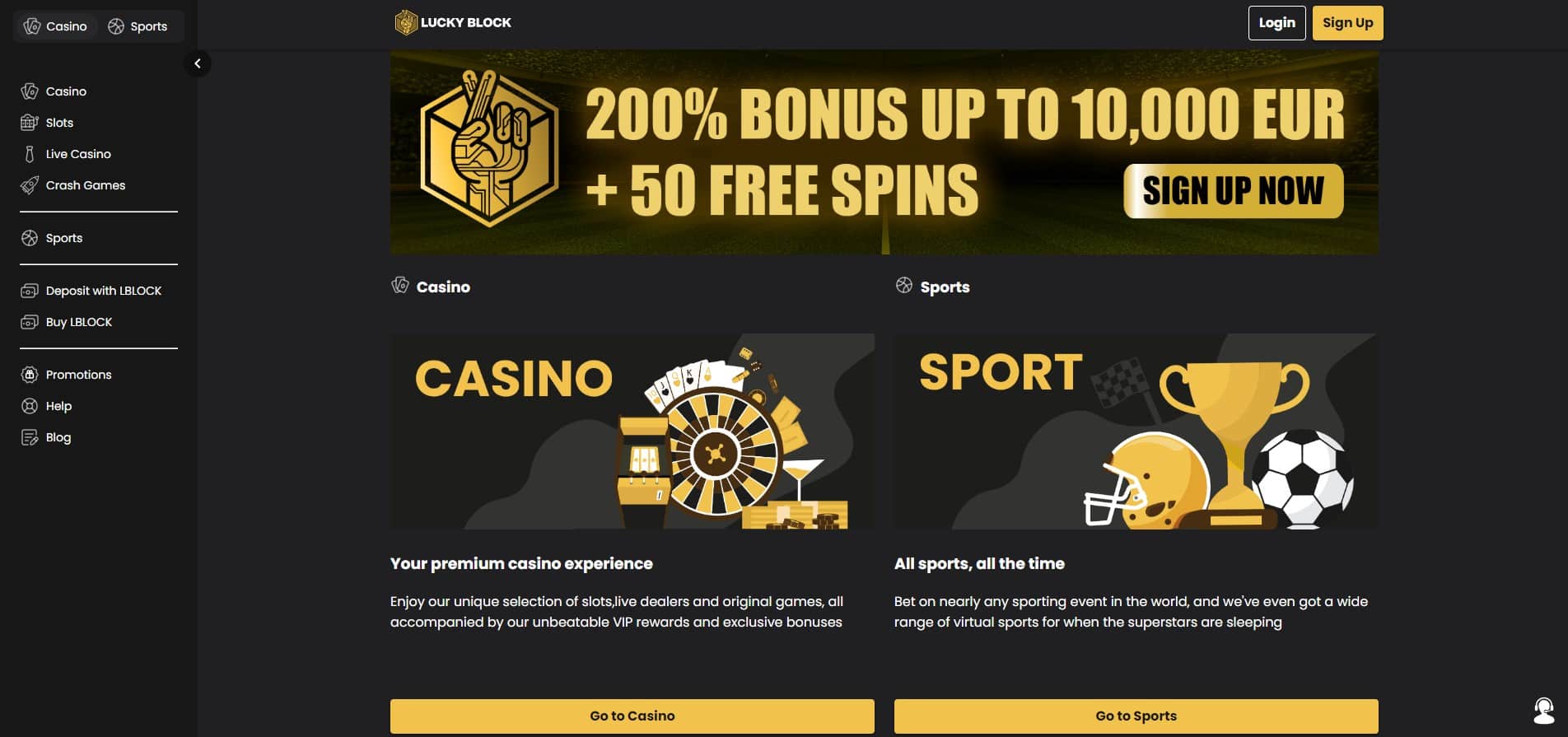 lucky block bitcoin esports