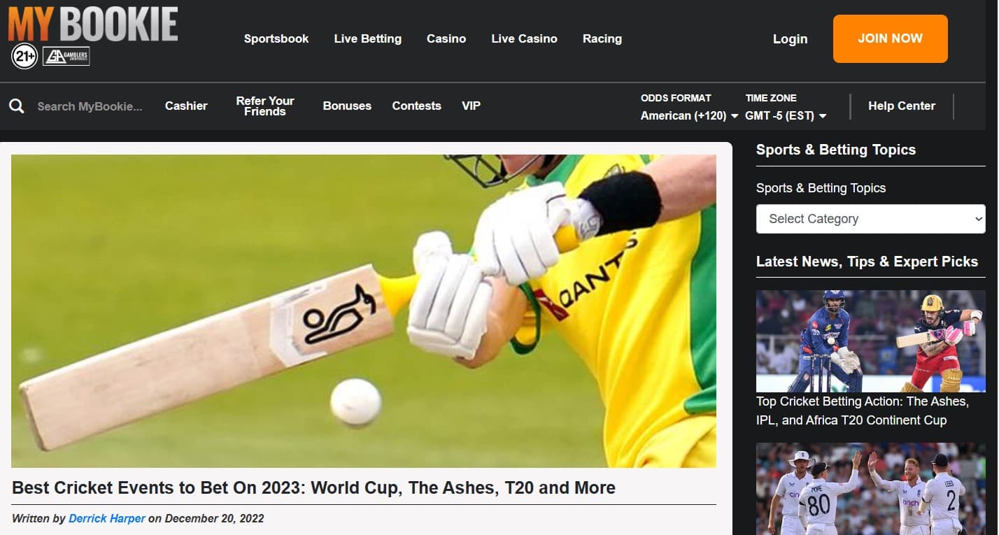 Cricket Betting Guide – Comparing the Best Cricket Betting Sites in [cur_year]