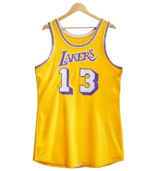 1972 Wilt Chamberlain jersey expected to sell for over $4 million at auction Los Angeles Lakers