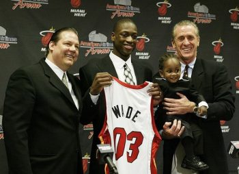Miami Heat president Pat Riley calls Dwyane Wade 'the greatest player' to ever wear a Miami uniform
