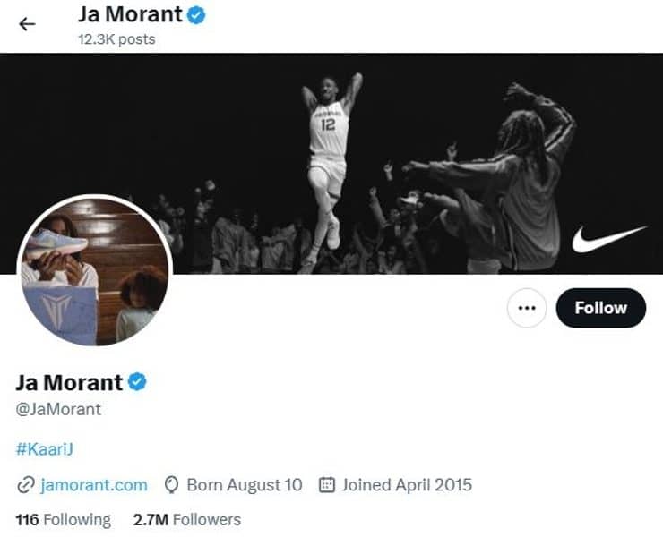 Memphis Grizzlies Ja Morant unfollowed Jimmy Butler on X, formerly known as Twitter