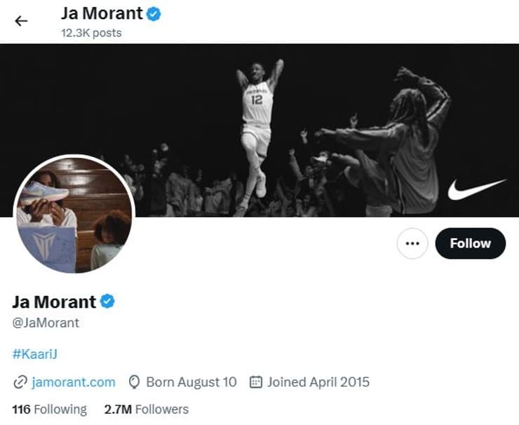 Ja Morant informing Twitter bum that it does not cost money to get