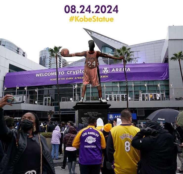Kobe Bryant statue to be unveiled by Lakers on August 8, 2024