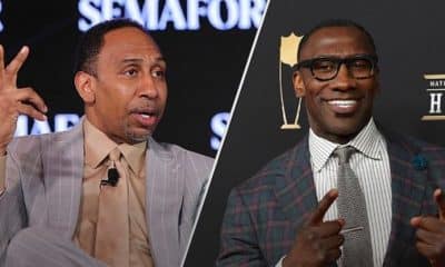 Shannon Sharpe will debate Stephen A. Smith twice weekly on ESPNs First Take