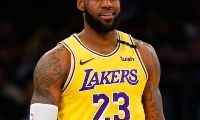 Los Angeles Lakers LeBron James will not play in today's preseason opener
