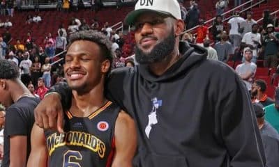 LeBron James says Bronny is just as athletic as him when he was 19 years old