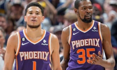 Phoenix Suns Kevin Durant, Devin Booker have scored 30 points in same game 6 times as teammates