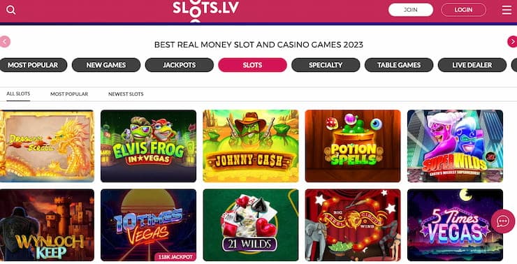 Slots.lv Slot Games