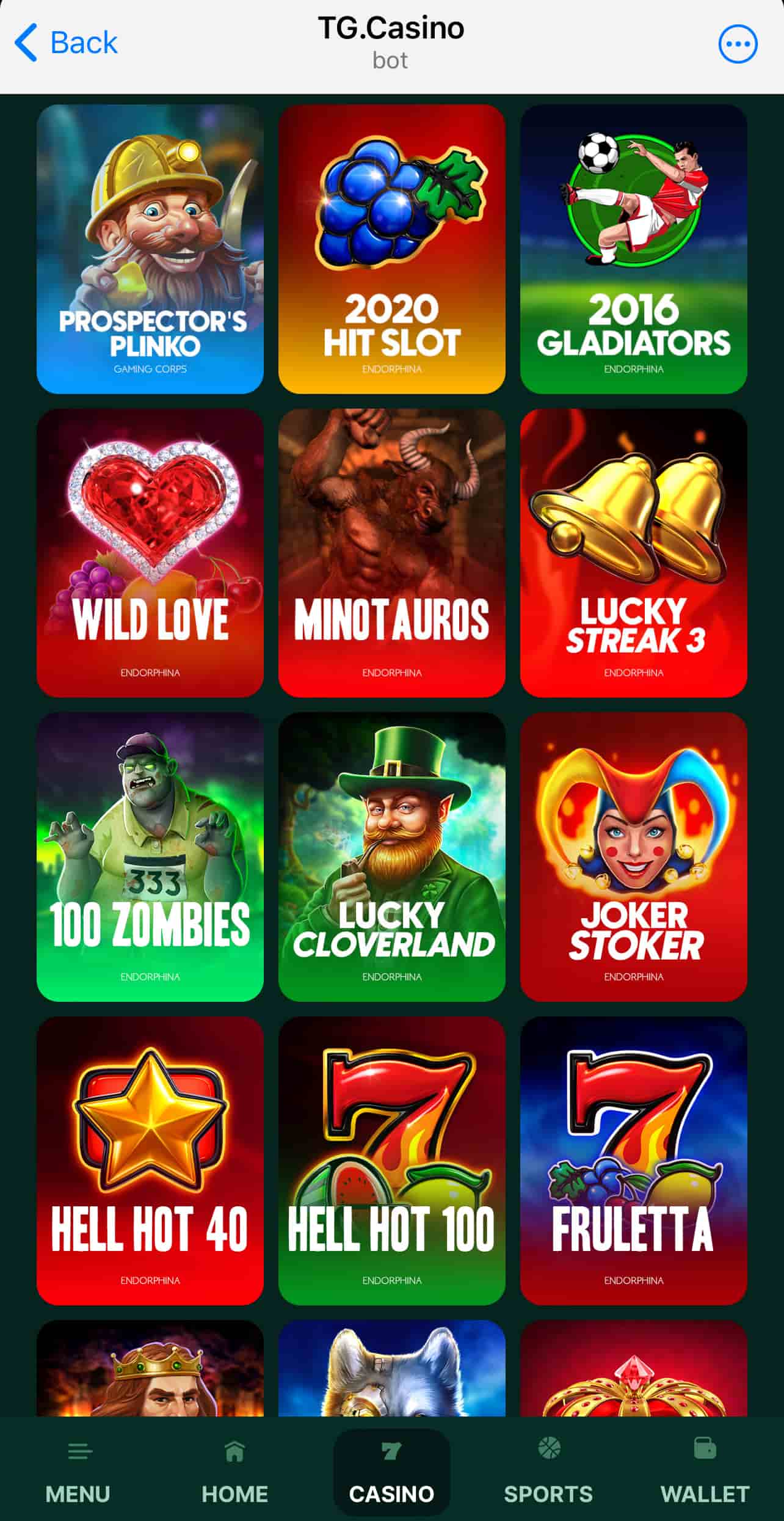 TG Casino Android Casino Apps