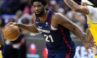76ers star Joel Embiid still leads NBA in scoring with 32 points per game