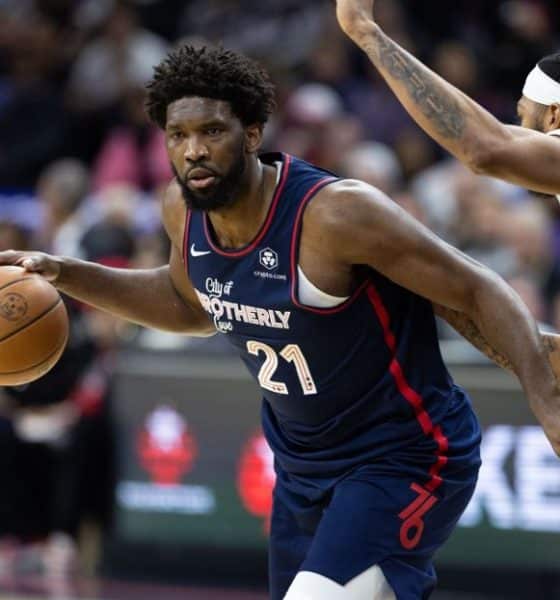 Philadelphia 76ers star Joel Embiid leads NBA in scoring with 32 points per game