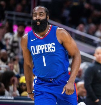Los Angeles Clippers James Harden only 1 of 4 NBA players to record 20+ games with 8+ 3-pointers