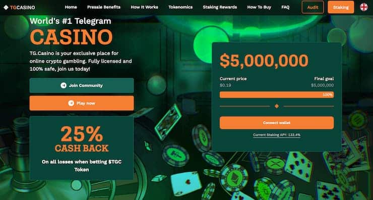 TG Casino homepage - The best FL online poker sites 