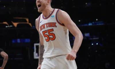 New York Knicks Isaiah Hartenstein 1st player in franchise history to record 10-20-5 stat line since 2002