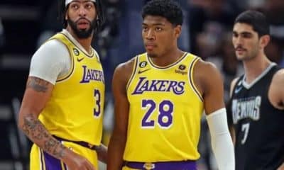 Anthony Davis, Rui Hachimura 1st Los Angles Lakers duo with 35 points each since Kobe Bryant, Shaquille O'Neal in 2003