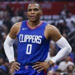 Los Angeles Clippers Russell Westbrook has the most offensive rebounds by a point guard in NBA history