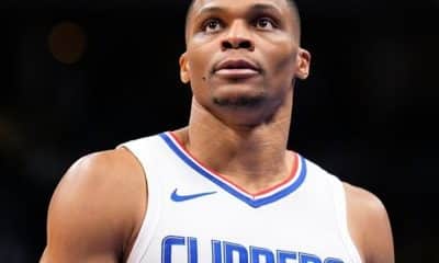Los Angeles Clippers Russell Westbrook joins LeBron James as only NBA players with 25K+ points, 8K+rebounds, & 9K+ assists