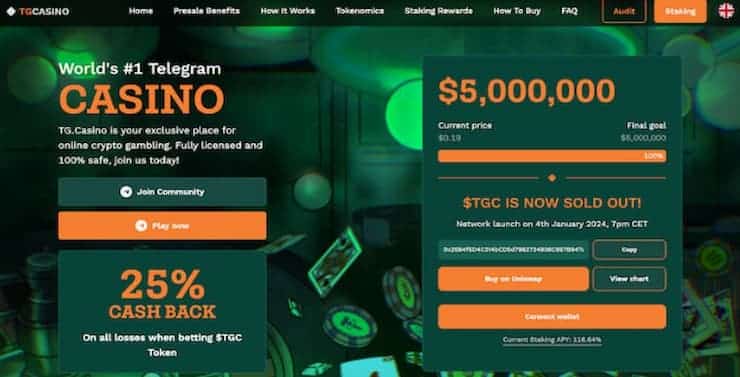 TG Casino - Top telegram casino for online craps