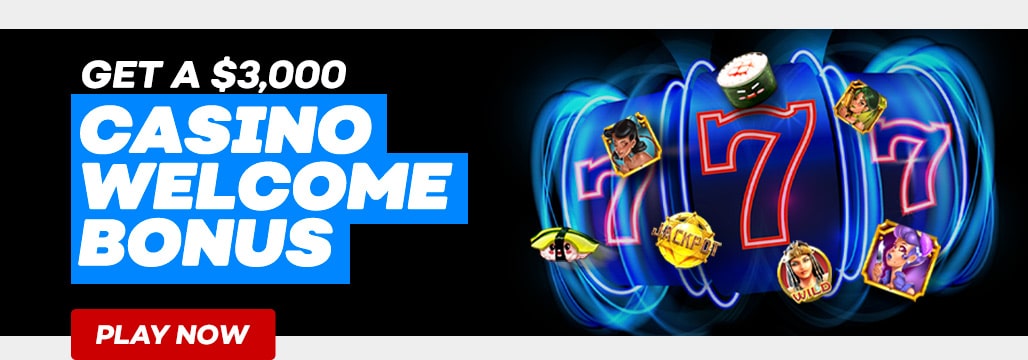 A screenshot of the casino welcome bonus at the Bovada betting site